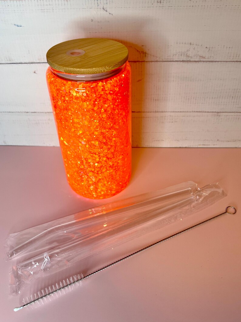 Clementine Crush Glow-in-the-Dark Snow Globe Tumbler