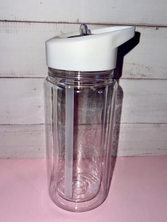 10 oz Kids Acrylic Snow Globe Tumbler