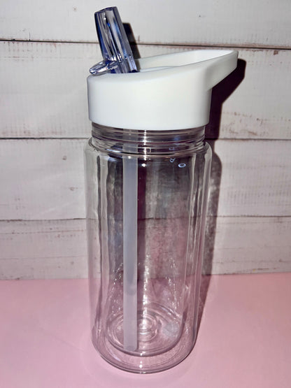 10 oz Kids Acrylic Snow Globe Tumbler